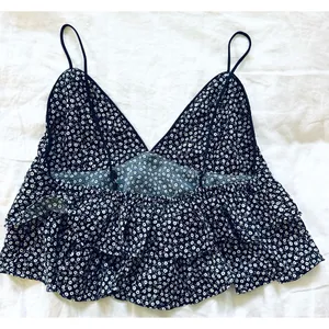 Vici Daira Floral Babydoll Crop Top thumbnail 9