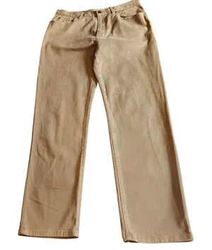 Lauren Ralph‎ Lauren Womens Straight Leg Pants Tan Khaki Stretch 12 thumbnail 1