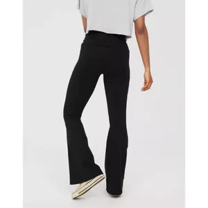 NWT Aerie Offline Black Fold-over Leggings Performance Gym Workout Yoga Size XS thumbnail 5