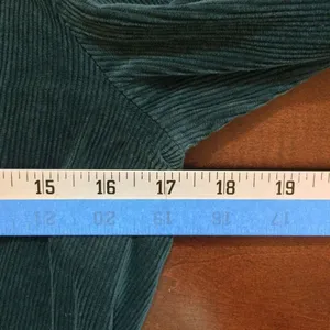Anthropologie green corduroy cropped jacket medium thumbnail 4