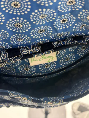 Vera Bradley Quilted Paisley Crossbody Bag - Black thumbnail 9