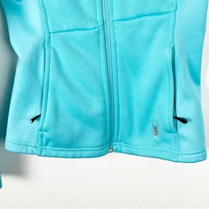 SPYDER Core Teal Long Sleeves Side Zip Pockets Jacket Size XS Outerwear Gorpcore thumbnail 13