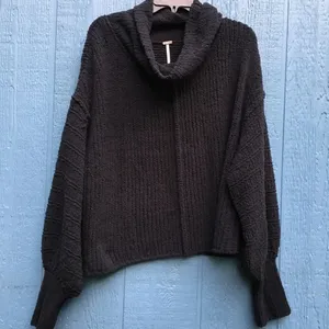 NWT Free People Be Yours Cowl Neck Pullover M thumbnail 6