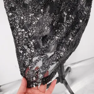 Express Sequin Metallic Cocktail Mini Dress Womens Party 2010s Glam‎ Hoco Club Size L thumbnail 9