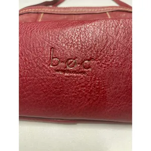 B.O.C. Born Concept Red Pebbled "Super organizer" Crossbody bag thumbnail 3