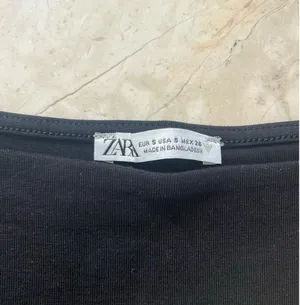 ZARA Black Crop Top thumbnail 2