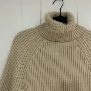H&M Neutral Tan Turtleneck Sweater thumbnail 2