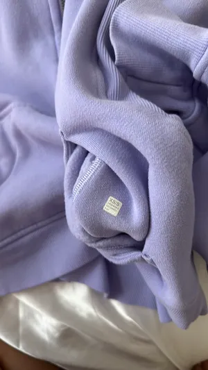 Purple Scuba Half-Zip Lululemon XS/S Oversized Hoodie thumbnail 2