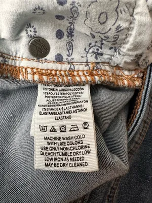 We The Free Button Fly Flare Jeans Womens 29 Blue Mid Rise Boho Festival thumbnail 11