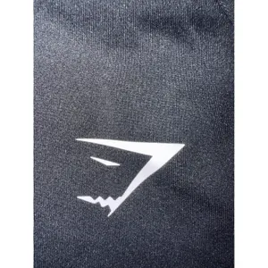 Gymshark Womens Black dri-fit material Long Sleeve Mesh‎ Back Crop Top XS thumbnail 2