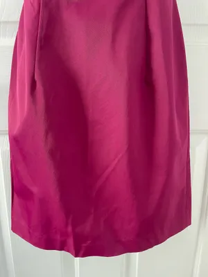 Express Magenta Strapless Cocktail Mini Dress Size 1/2 thumbnail 3