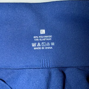 Gym Minute‎ blue compression high waisted tummy control activewear shorts XL thumbnail 5