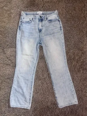Pistola Light Blue Cropped Straight Jeans Inseam 25 Size 28. EUC thumbnail 2