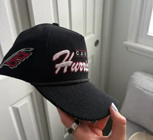 47 Brand Black Carolina Hurricanes Embroidered Script corduroy Cap thumbnail 7