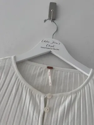 Free People Tilly White Long Sleeve thumbnail 4