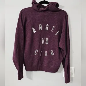 Victoria’s Secret Angel vs Club Sequin Zip Hoodie Purple Medium 2014 thumbnail 7