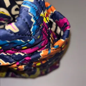 Marc By Marc Jacobs Multicolored Quilted Nylon Tote Bag Chevron Geometric Design thumbnail 9