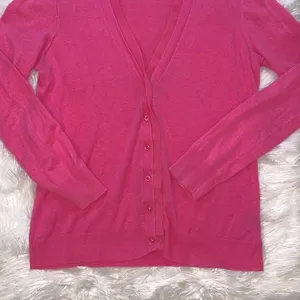 Ralph Lauren Pink Button Down V Neck Cardigan thumbnail 3