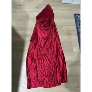 NEW 1 Shoulder High Split Cocktail Wedding Party Maxi Dress L thumbnail 3