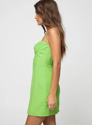 Princess Polly Alano Mini Dress Green thumbnail 2