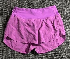 Lululemon Speed Up Mid-Rise Lined Short 3.5” Swift Running Lightweight Plum thumbnail 1