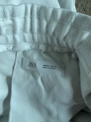 Zara Cream Drawstring Shorts – Large thumbnail 3