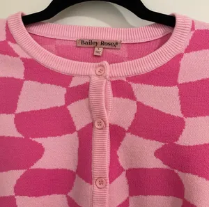 Bailey rose Y2K Pink Cardigan thumbnail 3