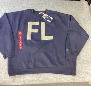 State of Mine Florida‎ Sweatshirt XL Navy Crewneck FL Applique NWT Womens thumbnail 1