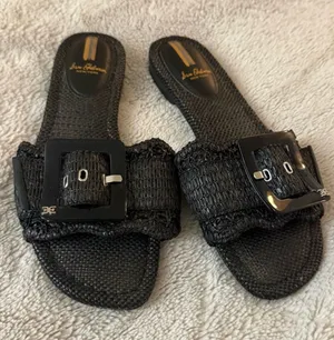Sam Edelman Bambi Raffia Slide Sandals thumbnail 1