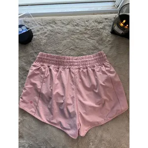 CRZY Yoga Women's Hotty Hot High-Rise Lined Shorts Pink Size 4 Tall thumbnail 3