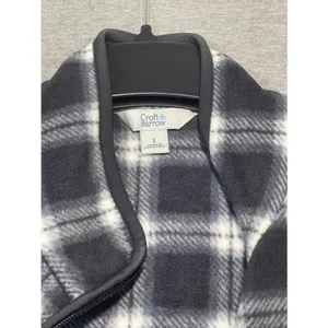 Womens Croft & Barrow Vest Size L Black/White thumbnail 2