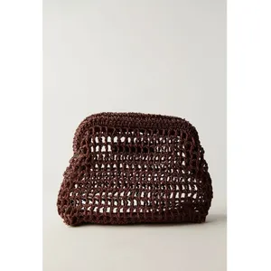 Free People Sand Bound Clutch Chocolate NWT MSRP $58‎ thumbnail 2