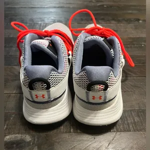 Under Armour Women's Charged Breathe Lace PR - Size 9 US neon orange and black thumbnail 4