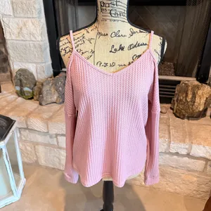 SHEIN Blush Knit Top thumbnail 4