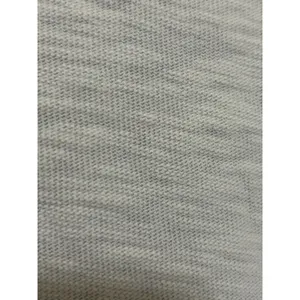 Anthropologie Postage Stamp Ruffle Sleeve Light Blue Curved Hem Cotton Top Small thumbnail 6