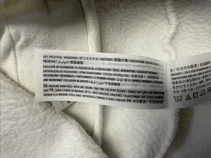 Abercrombie & Fitch White Sherpa Quilted Pullover Sweater Size S thumbnail 10