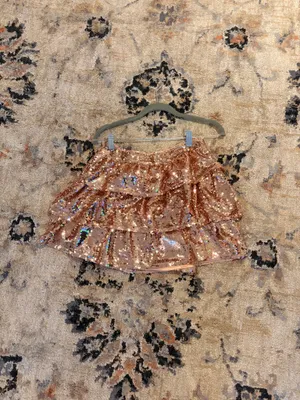Ornament Sequin Skirt Peach Love  thumbnail 2