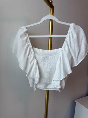 DO+BE White Top Ruffle thumbnail 3