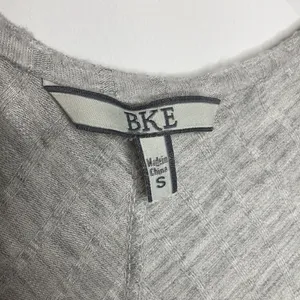 BKE by the buckle gray‎ ribbed open cardigan size small thumbnail 2
