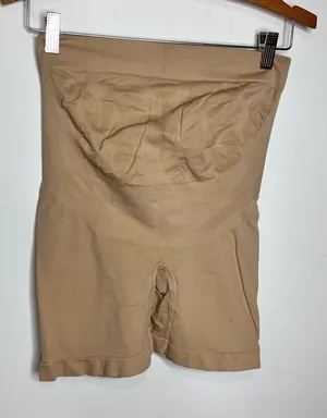 Maternity Shapewear shorts‎ nude color size small thumbnail 1