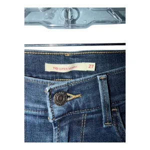 Levi's Womens 701 Super Skinny Distressed Jeans, Size 27 thumbnail 6