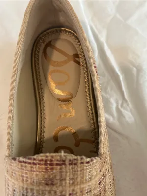 Sam Edelman Women's Loraine Loafer Pale Gold Boucle, 10, NEW with tags, no box thumbnail 10