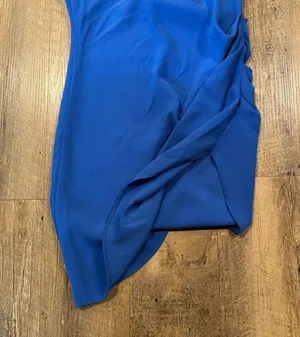 Amanda Uprichard Royal Blue Samba Dress thumbnail 4