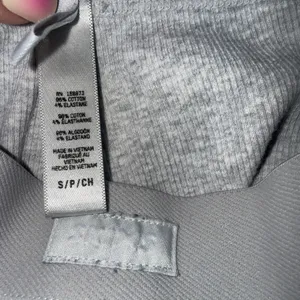 SKIMS Stretchy Cotton Light Heather Grey Straight Lounge Pajama Pants Size Small thumbnail 3