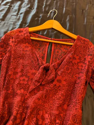 Red Lace Dress thumbnail 3