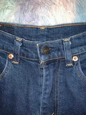 Levi's Dark Wash Mom Jeans thumbnail 5