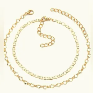 Anklet 2pcs Color Gold One Size thumbnail 4