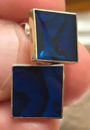 925 sterling silver earrings 1.69g h82 stud thumbnail 1