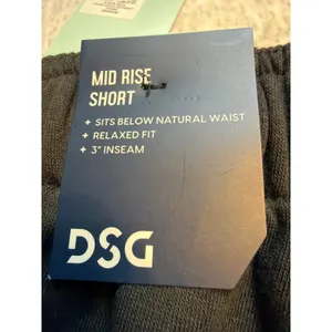 DSG Womens Mid Rise Relaxed Fit 3 Inch Inseam Black Sweat Shorts Size S‎ thumbnail 4