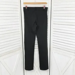Betabrand Classic Straight Leg Yoga Dress Pants Gray‎ Small thumbnail 5